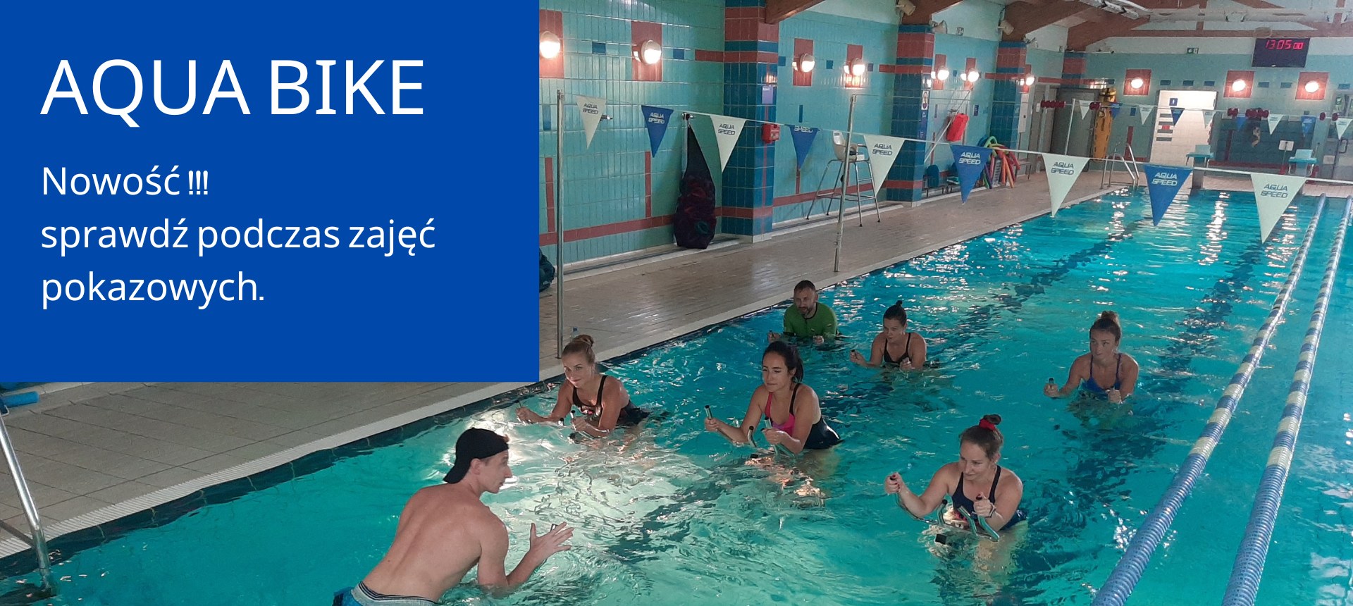 AQUA BIKE nowe zajęcia w SNG