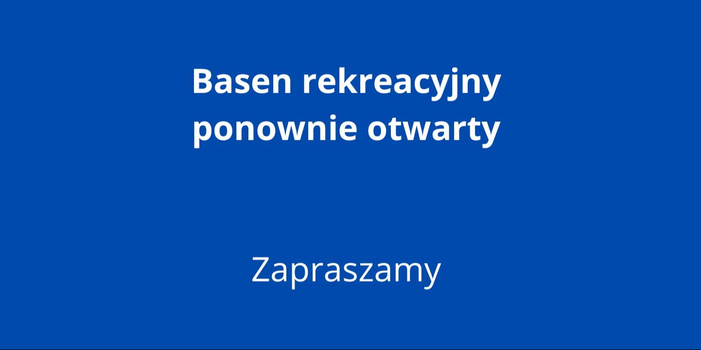 Basen rekreacyjny otwarty