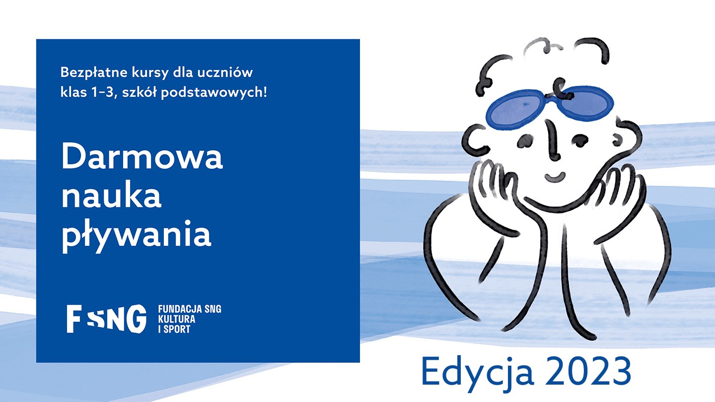 Umiem pływać - bezpłatna nauka pływania dla uczniów klasy I-III szkół podstawowych 2023