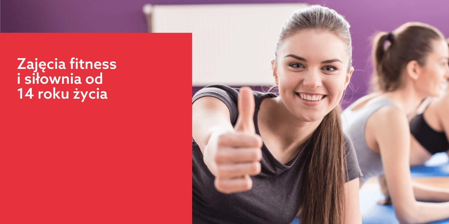 Zajęcia fitness i siłownia od 14 roku życia