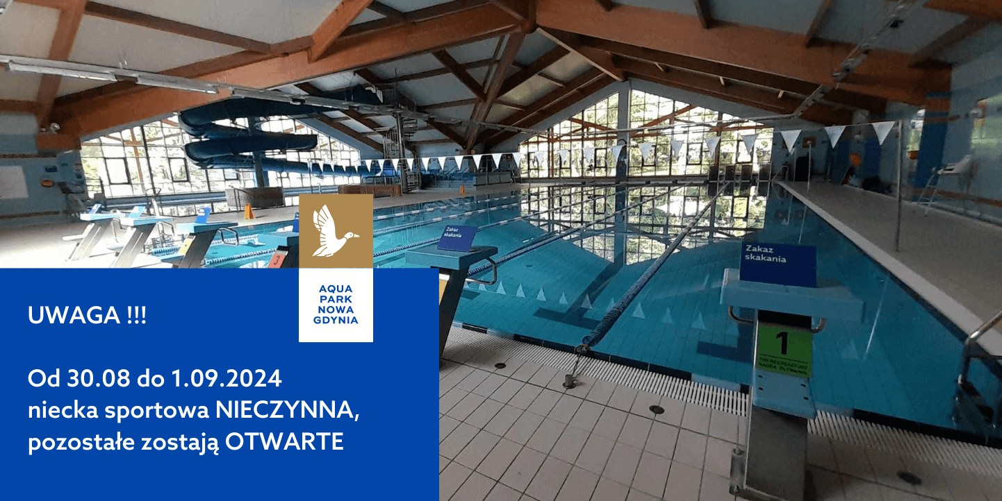 Uwaga - wyłączona niecka sportowa