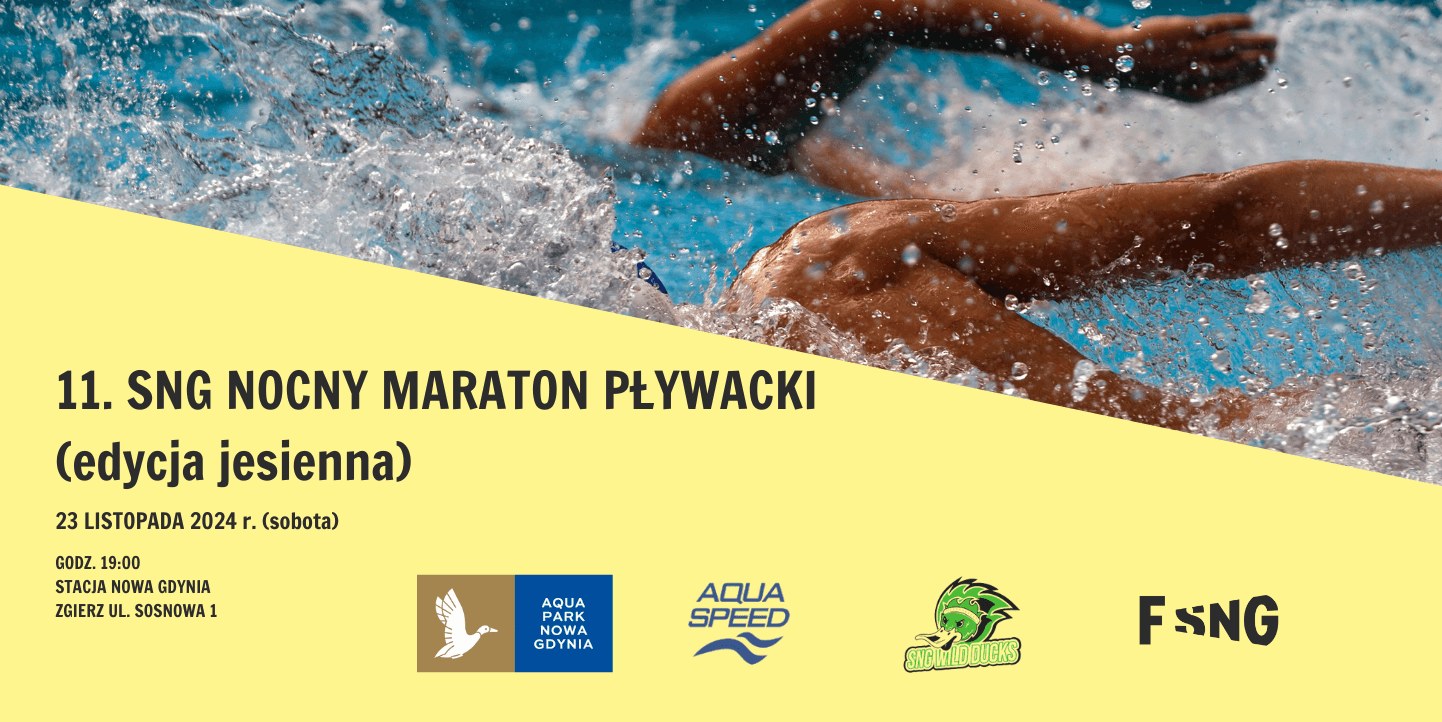 11. SNG Nocny Maraton Pływacki – Edycja Jesienna